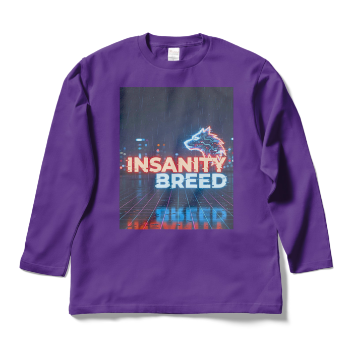 ロングスリーブTシャツ - L - パープル