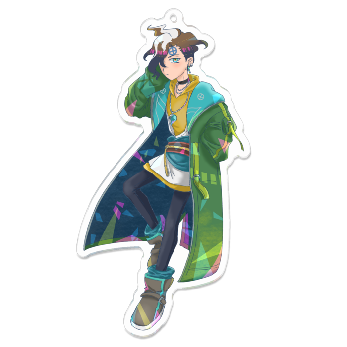 アクリルキーホルダー - 100 x 100 (mm)