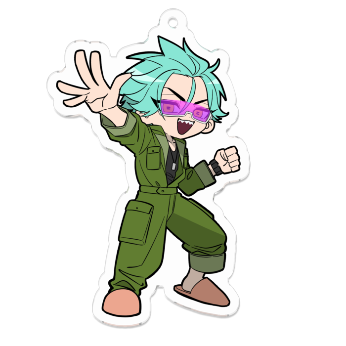 アクリルキーホルダー - 70 x 70 (mm)