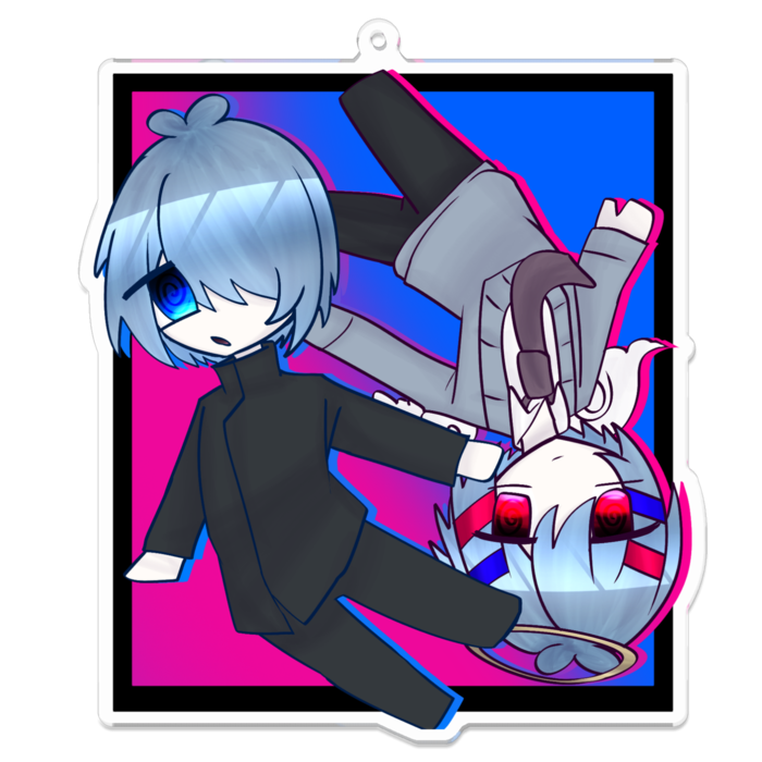 アクリルキーホルダー - 100 x 100 (mm)