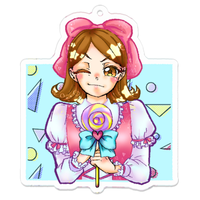 アクリルキーホルダー - 70 x 70 (mm)