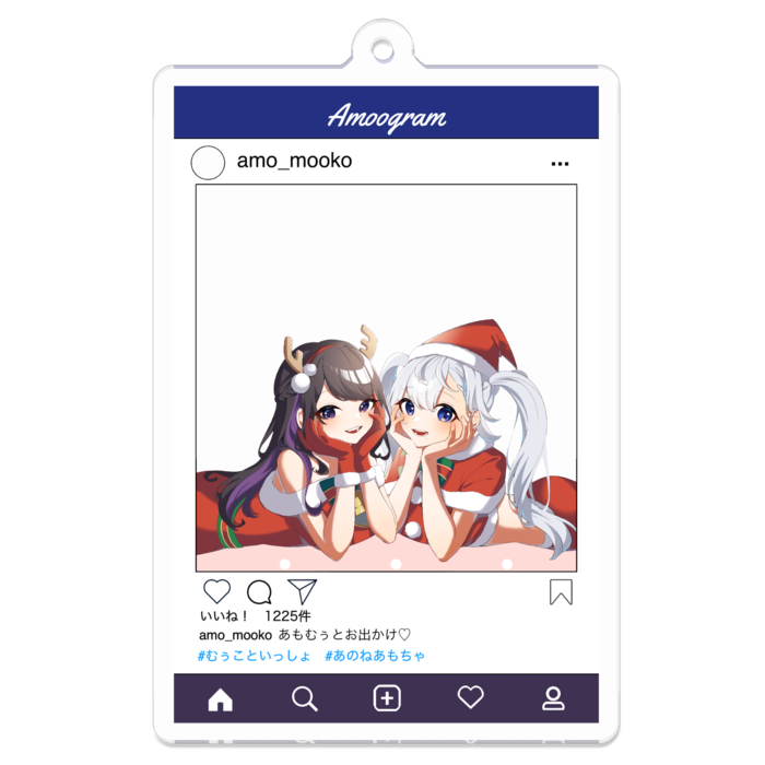 アクリルキーホルダー - 70 x 70 (mm)