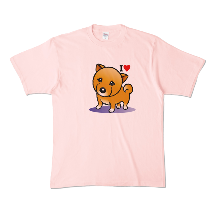 カラーTシャツ - XL - ライトピンク (淡色)