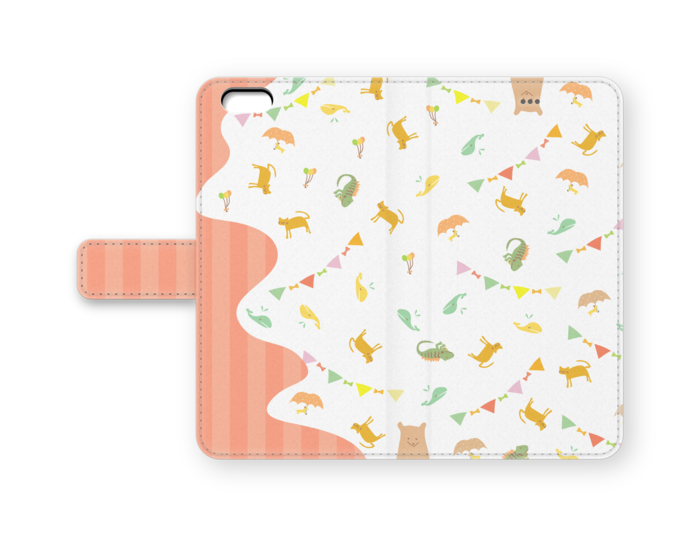 手帳型iPhoneケース - iPhone6 Plus