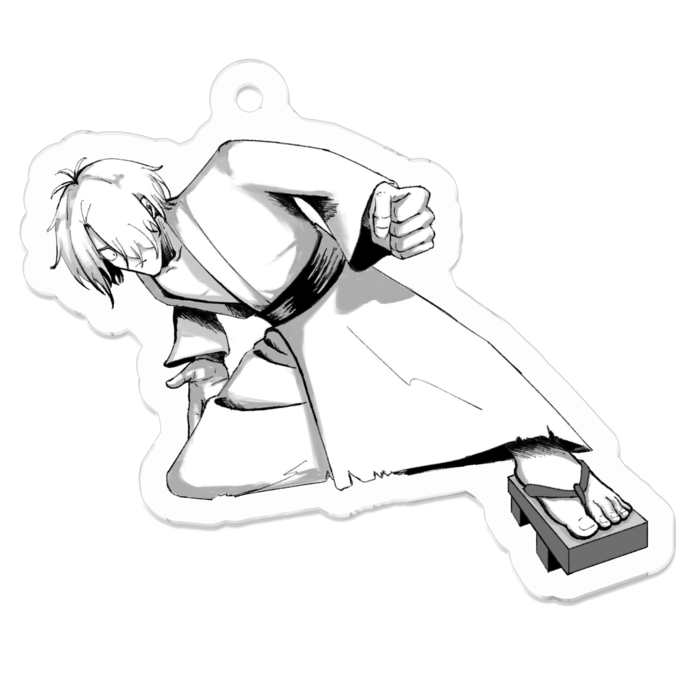 アクリルキーホルダー - 50 x 50 (mm)