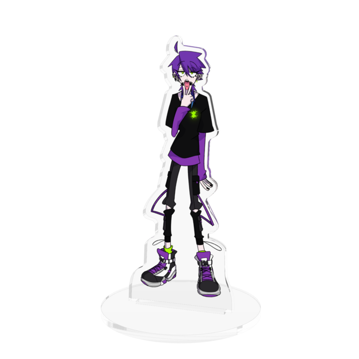 裏ピースcartoonアクスタ-10cm