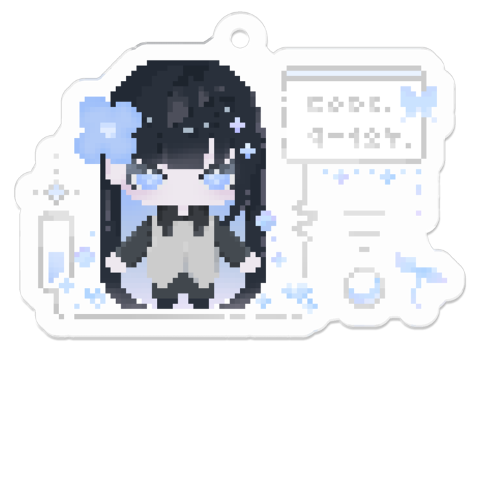 アクリルキーホルダー - 50 x 50 (mm)