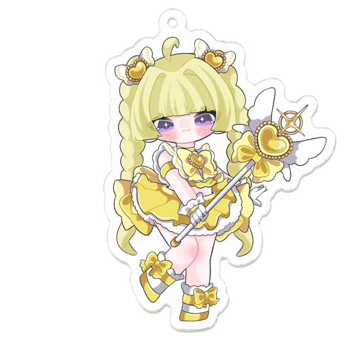 アクリルキーホルダー - 70 x 70 (mm)