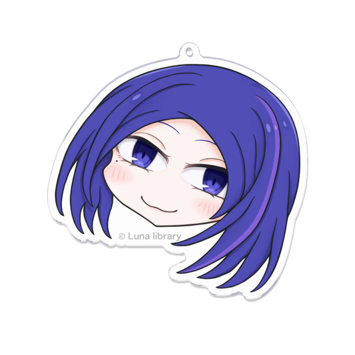 アクリルキーホルダー（コーティング） - 100 x 100 (mm)