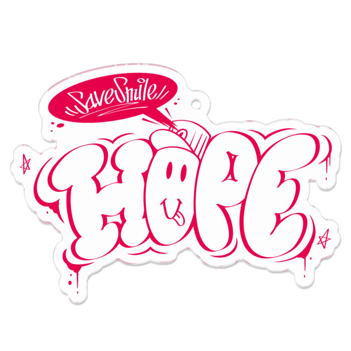 アクリルキーホルダー - 70 x 70 (mm)