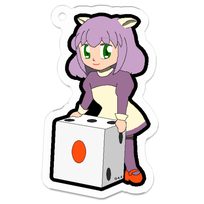 アクリルキーホルダー - 50 x 50 (mm)