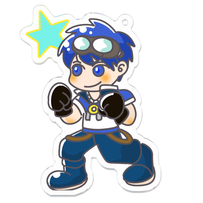 アクリルキーホルダー - 70 x 70 (mm)