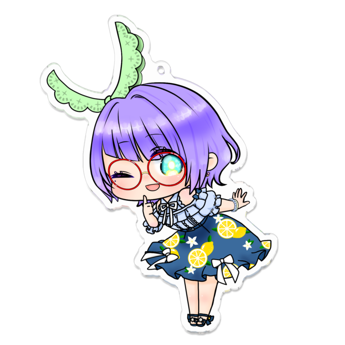 アクリルキーホルダー - 100 x 100 (mm)