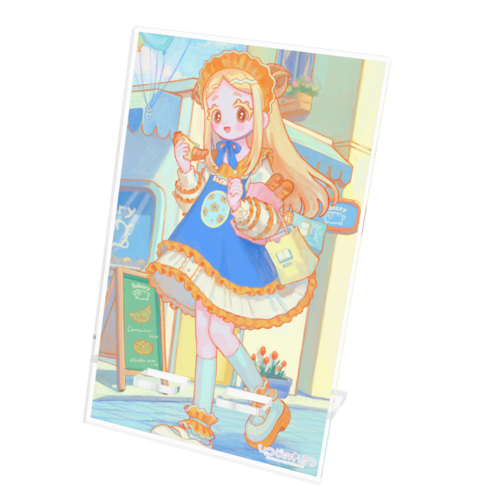 アクリルスマホスタンド - 100x160mm(ケーブル穴なし)