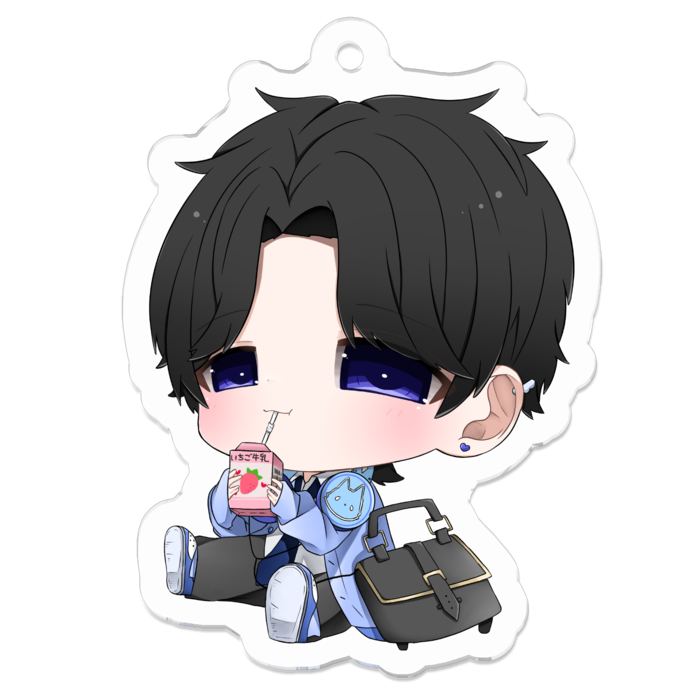 アクリルキーホルダー（コーティング） - 50 x 50 (mm)