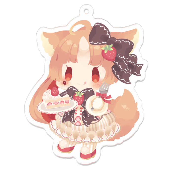 アクリルキーホルダー - 70 x 70 (mm)