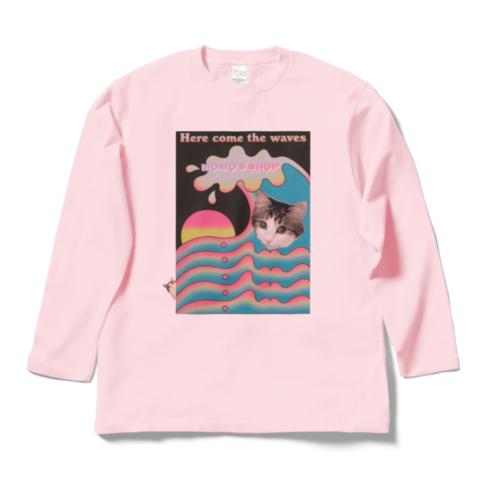 ロングスリーブTシャツ - L - ライトピンク