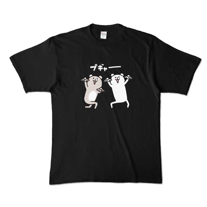 カラーTシャツ - XL - ブラック (濃色)