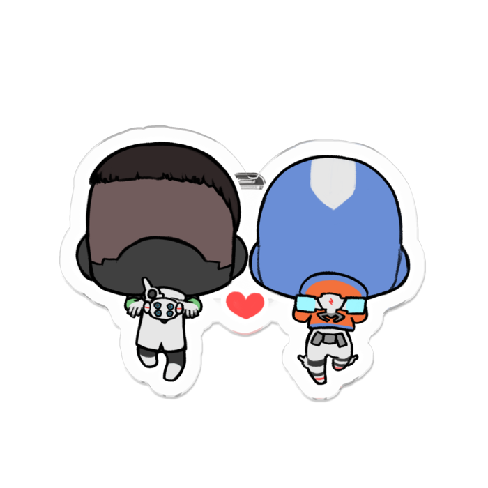 アクリルバッジ - 70 x 70 (mm)