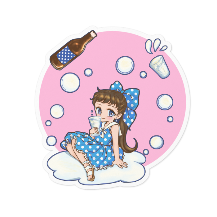 ステッカー - 100 x 100 (mm)