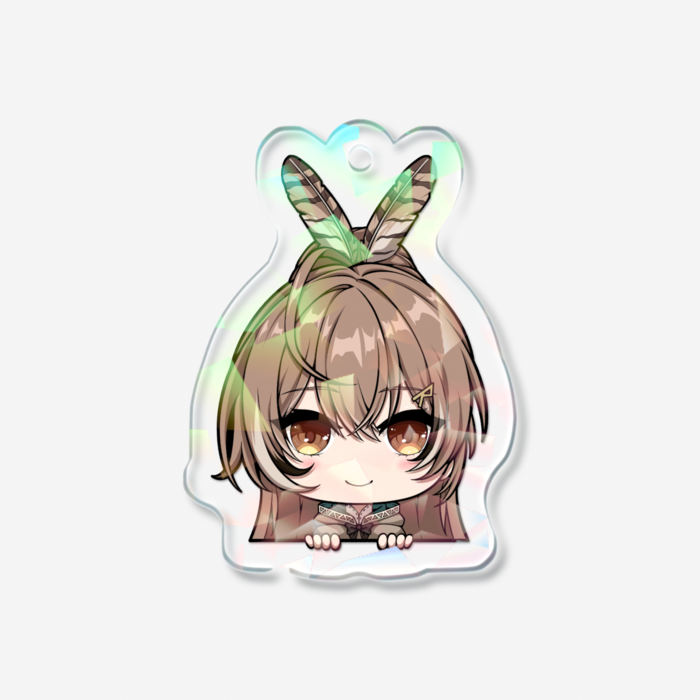 ホログラムアクリルキーホルダー - 50 × 50mm