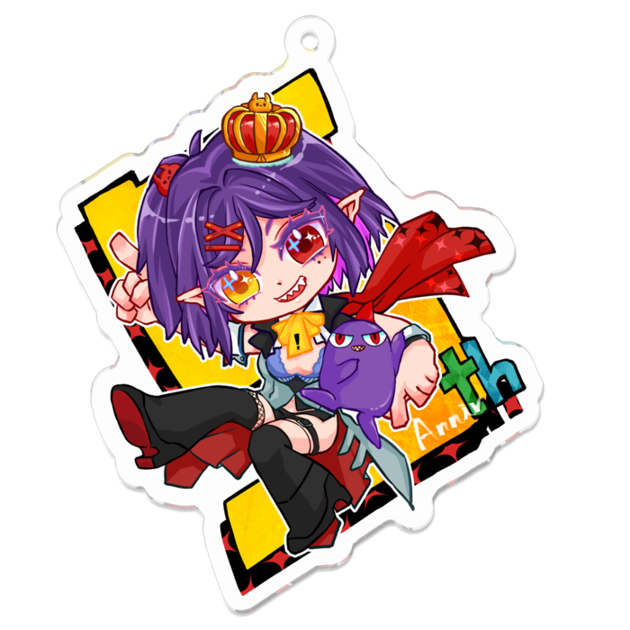 アクリルキーホルダー - 70 x 70 (mm)