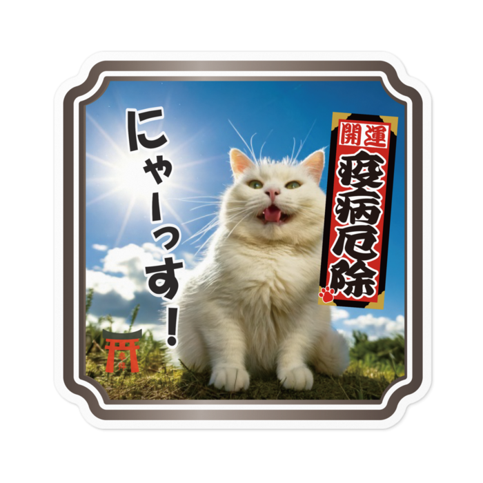 ステッカー - 100 x 100 (mm)