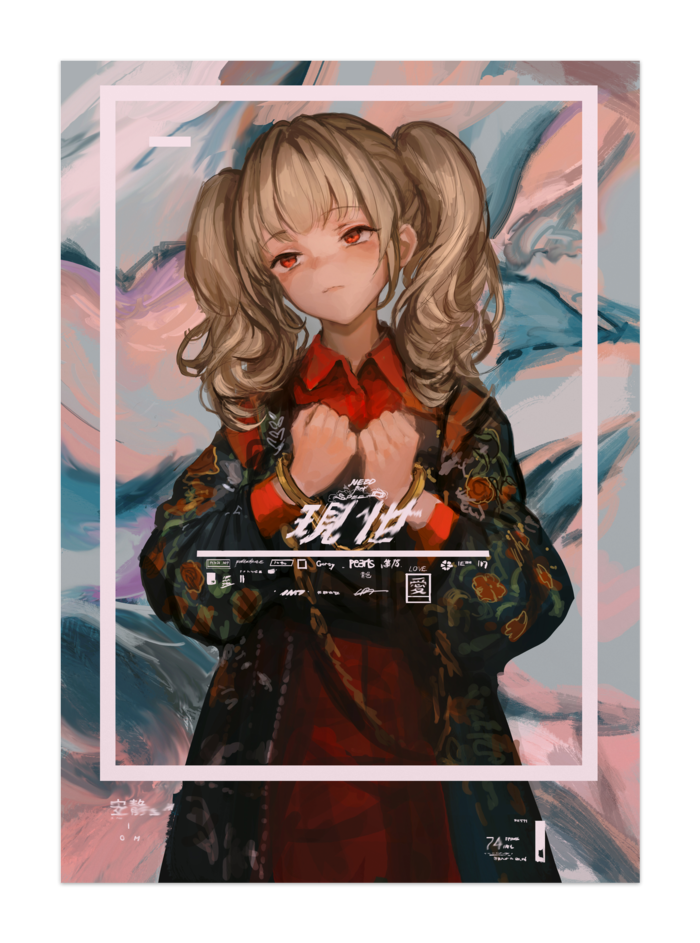 イラストレーター LM7 ポスター　02 ◎『LAVENDER QUARTZ ポスター』LM7 十羅菱らな 厚い