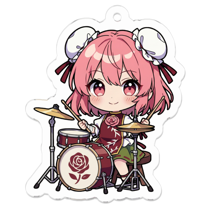 アクリルキーホルダー - 50 x 50 (mm)(キャラのみ)