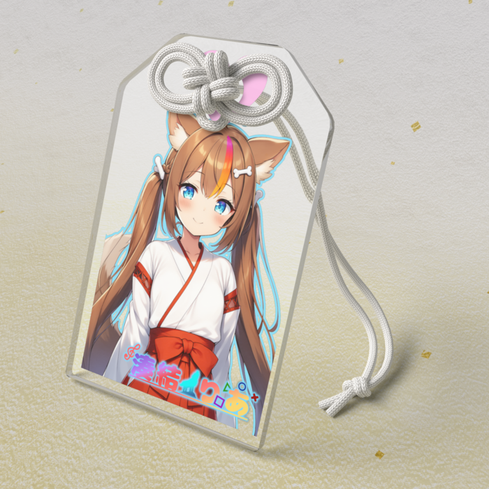 アクリルお守り - 50 × 80mm