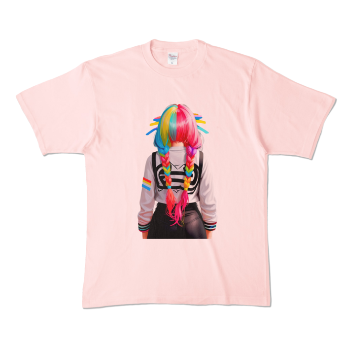 カラーTシャツ - XL - ライトピンク (淡色)