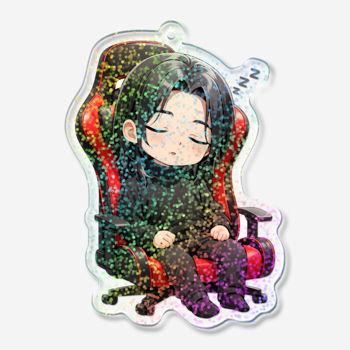 ホログラムアクリルキーホルダー - 70 × 70mm