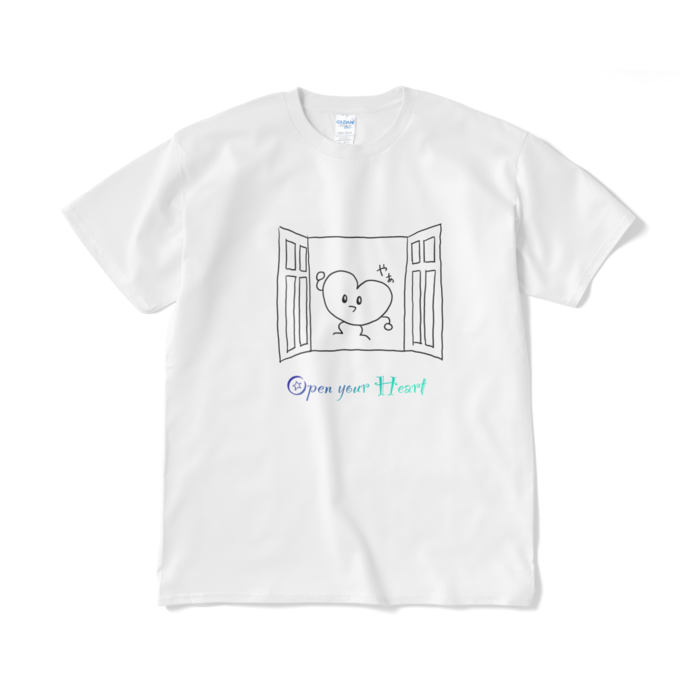 Tシャツ(短納期) - XL - ホワイト(文字色:ブルー)