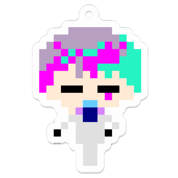 アクリルキーホルダー - 50 x 50 (mm)