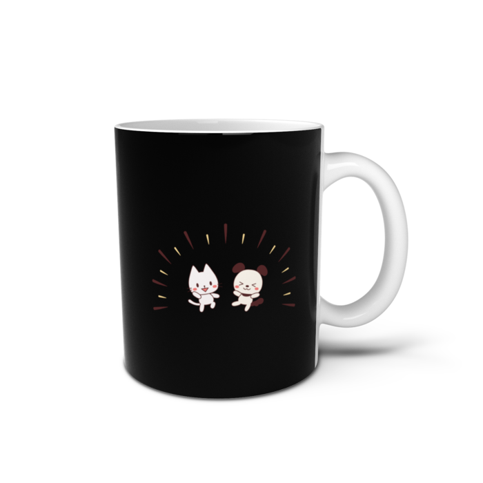 マグカップ　黒色（ブラック）