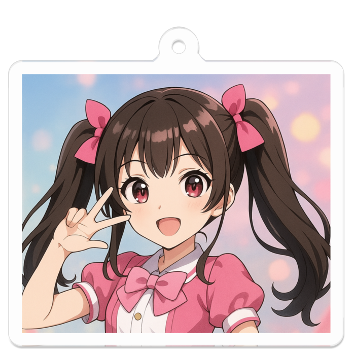 アクリルキーホルダー - 50 x 50 (mm)