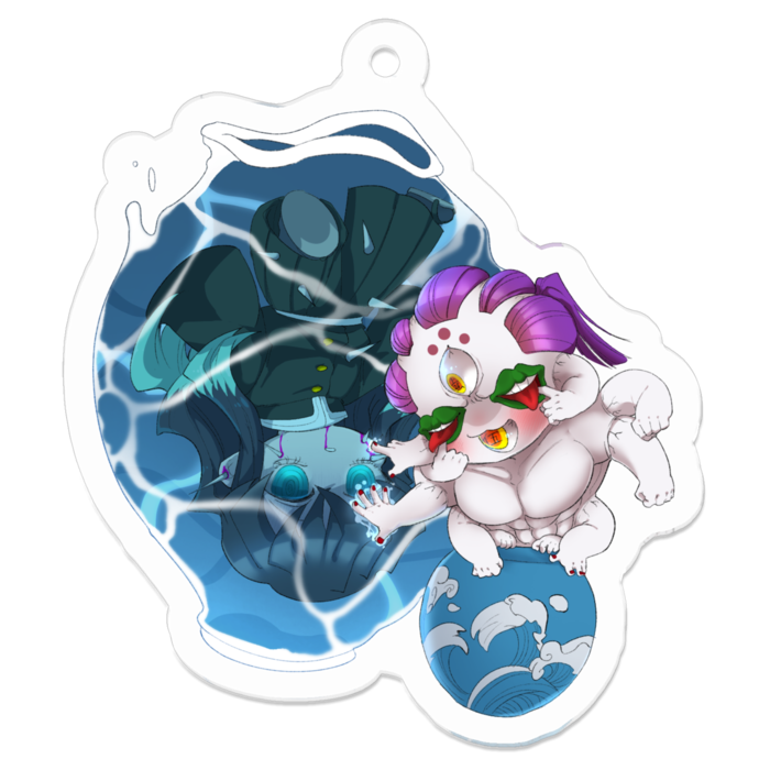 アクリルキーホルダー - 50 x 50 (mm)