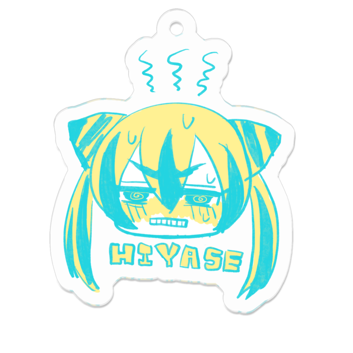 アクリルキーホルダー - 50 x 50 (mm)