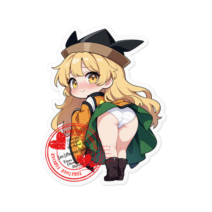 ステッカー - 100 x 100 (mm)