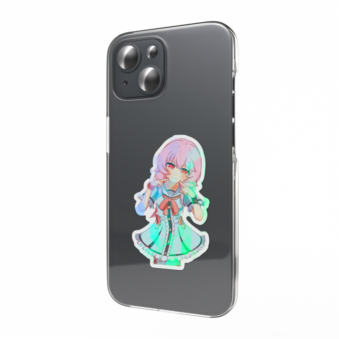 ホログラムスマホステッカー - 縦