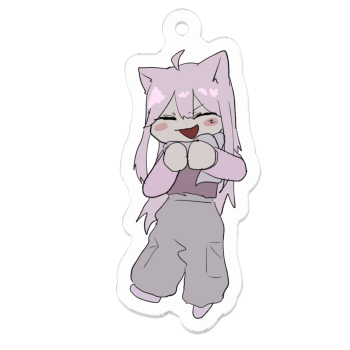 アクリルキーホルダー - 50 x 50 (mm)