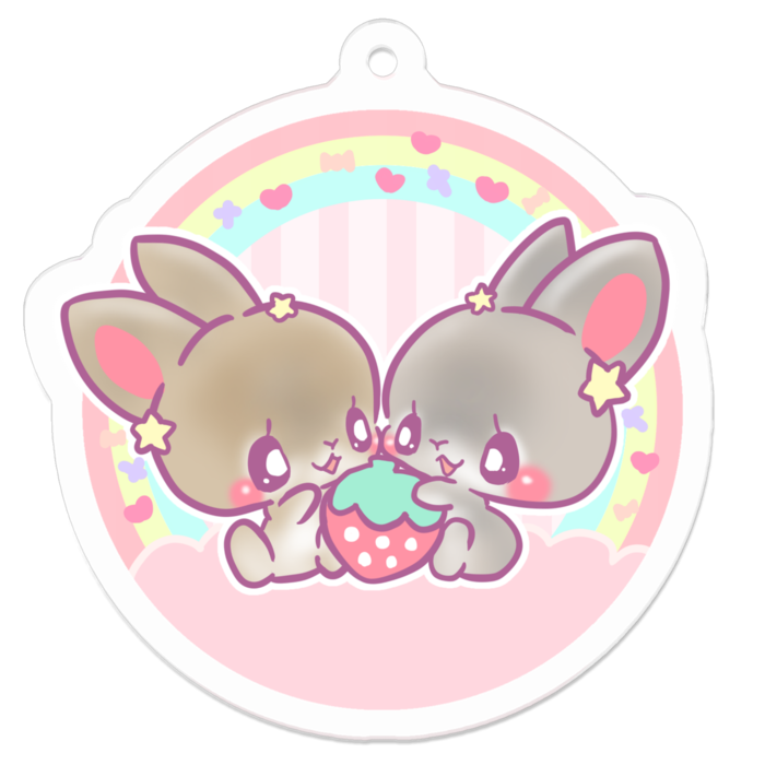 アクリルキーホルダー - 50 x 50 (mm)