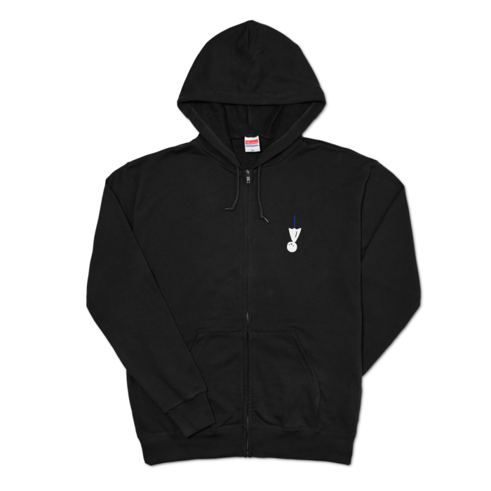 ジップパーカー - XL - 左胸