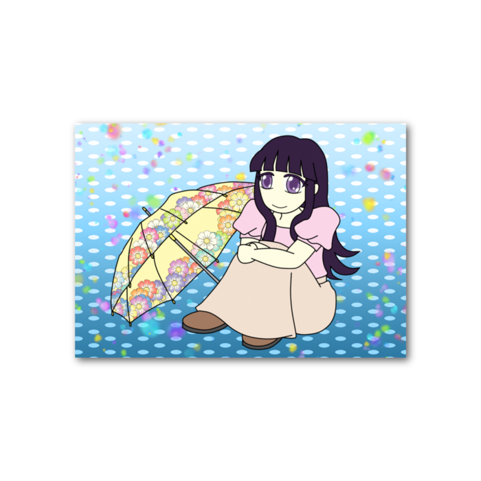 フォト風カード - 横 - 片面