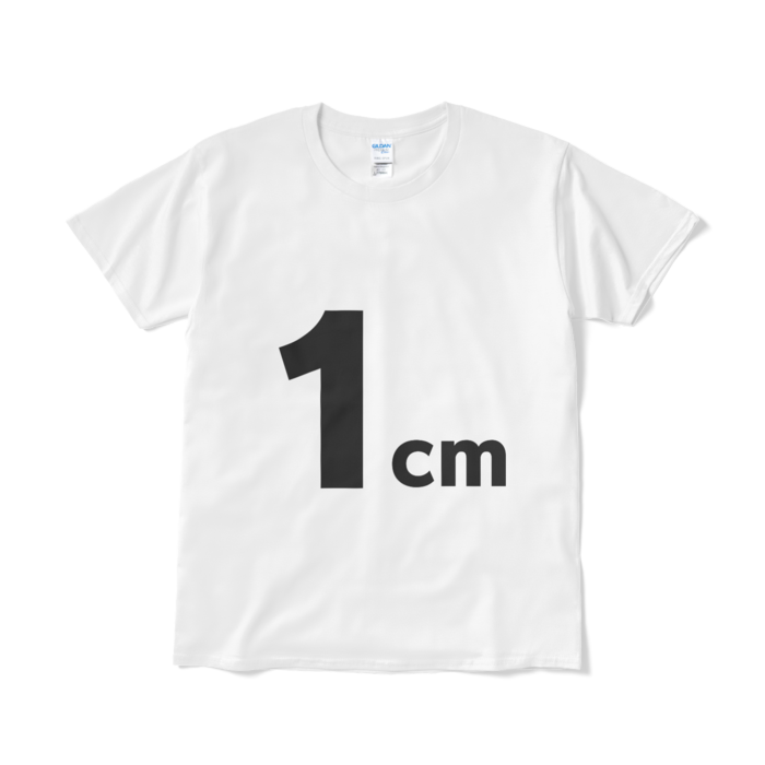 1cm(実際の大きさとは異なる場合があります)Tシャツ - L - ホワイト