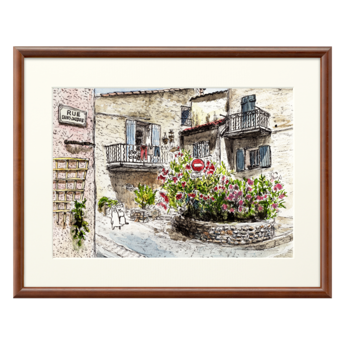 A4 - 額縁・ブラウン