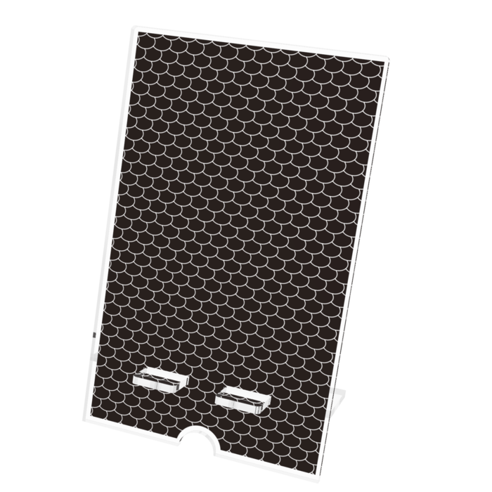 アクリルスマホスタンド - 100x160mm(ケーブル穴あり)