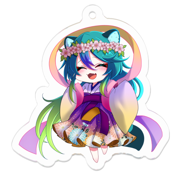 アクリルキーホルダー - 50 x 50 (mm)