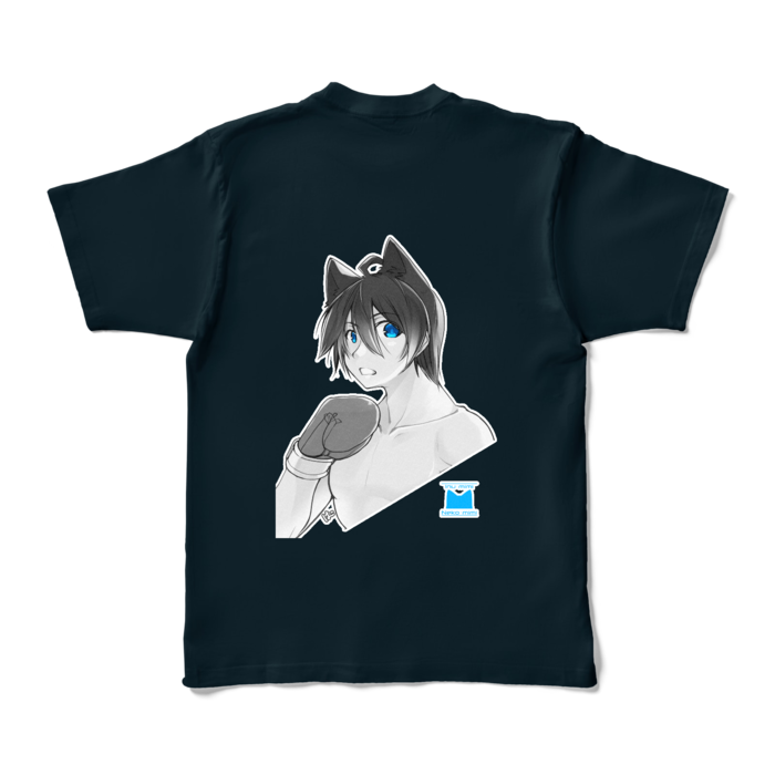 背面プリント：XL - ネイビー