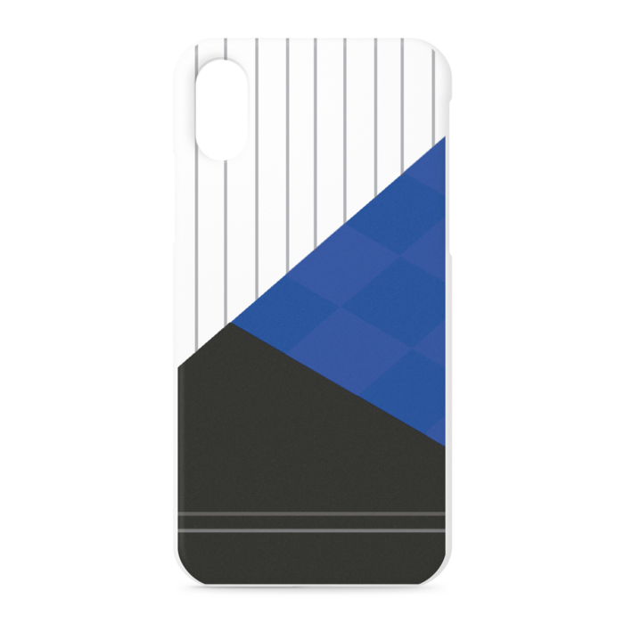 青 - iPhone XS / X - 正面印刷のみ(1)